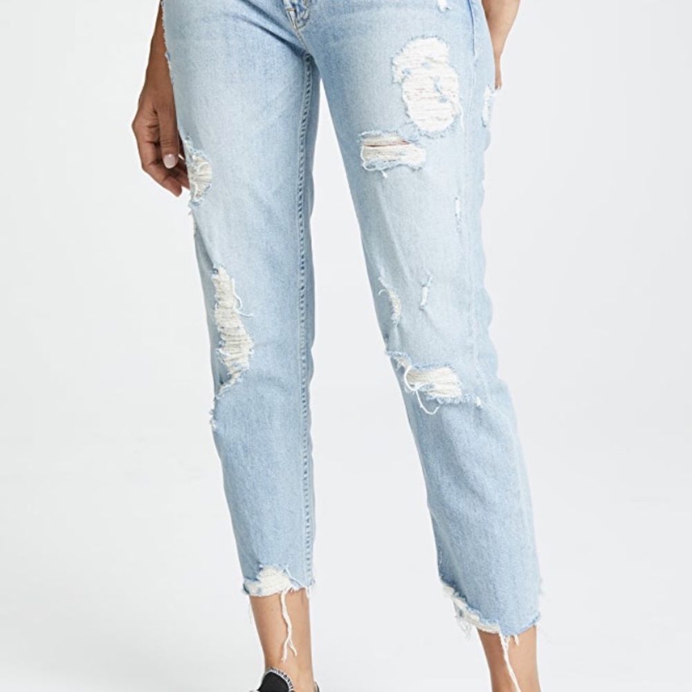 MOTHER distressed jeans